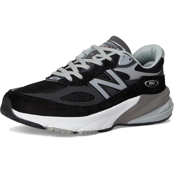 New Balance Womens Made in USA 990v6 Sneakers US 9.5 M EU 41 Black GUC - Picture 1 of 15